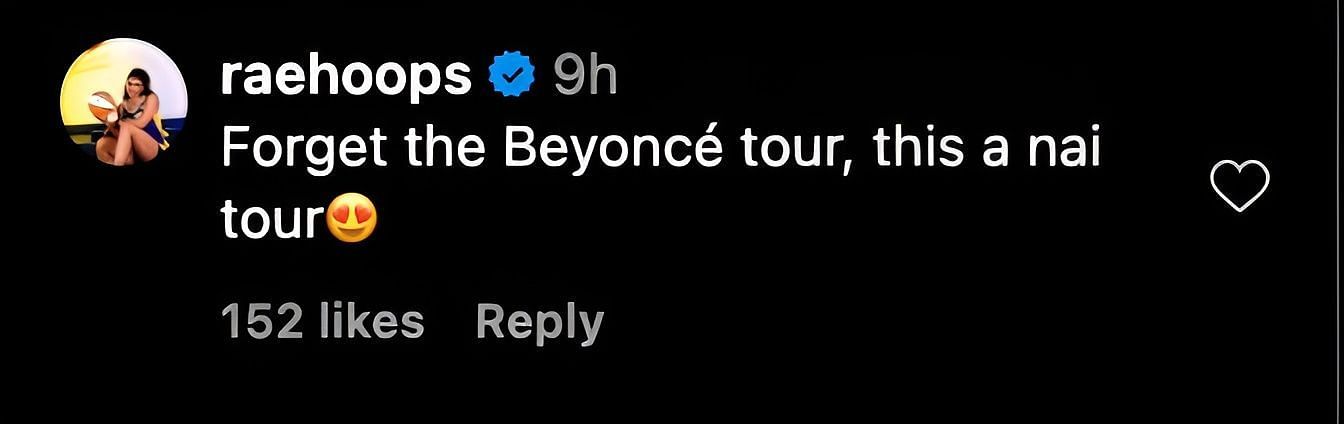 Burrell's IG comment